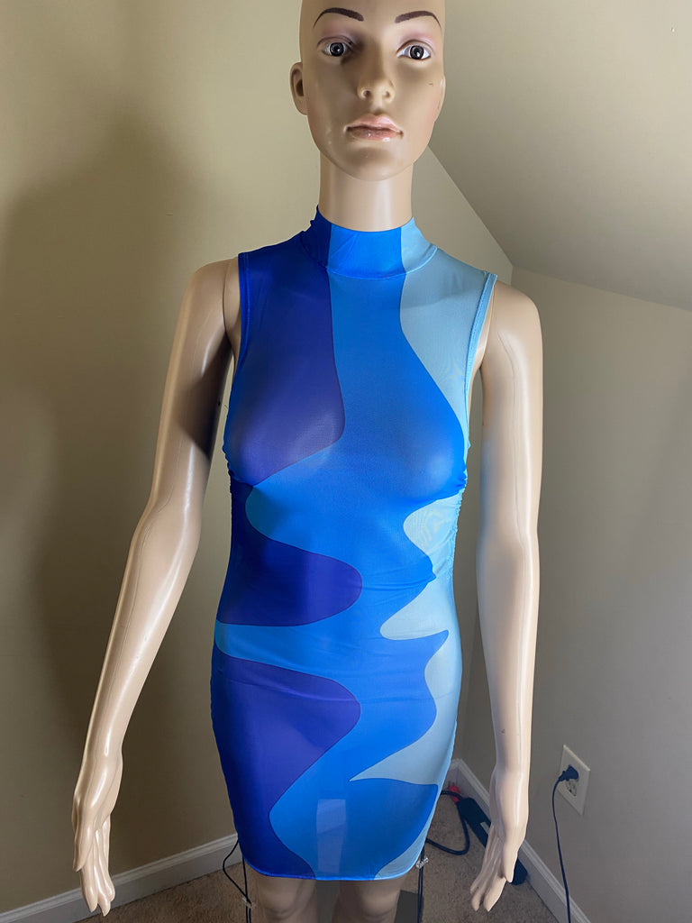 Abstract Mini Dress – Girlz Factory